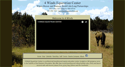 Desktop Screenshot of 4windsequestriancenter.com